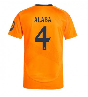 Real Madrid David Alaba #4 Bortatröja 2024-25 Kortärmad