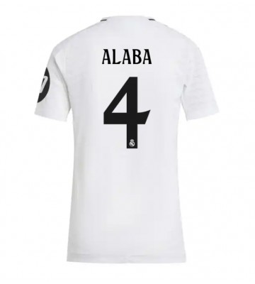 Real Madrid David Alaba #4 Hemmatröja Dam 2024-25 Kortärmad