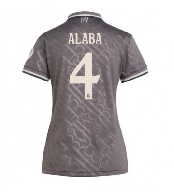 Real Madrid David Alaba #4 Tredje Tröja Dam 2024-25 Kortärmad