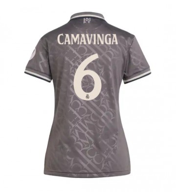 Real Madrid Eduardo Camavinga #6 Tredje Tröja Dam 2024-25 Kortärmad