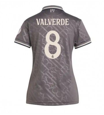 Real Madrid Federico Valverde #8 Tredje Tröja Dam 2024-25 Kortärmad