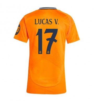 Real Madrid Lucas Vazquez #17 Bortatröja Dam 2024-25 Kortärmad