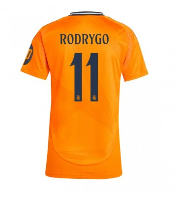 Real Madrid Rodrygo Goes #11 Bortatröja Dam 2024-25 Kortärmad