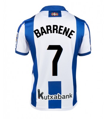 Real Sociedad Ander Barrenetxea #7 Hemmatröja 2024-25 Kortärmad