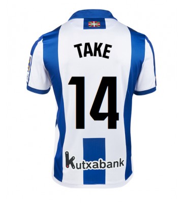 Real Sociedad Takefusa Kubo #14 Hemmatröja 2024-25 Kortärmad