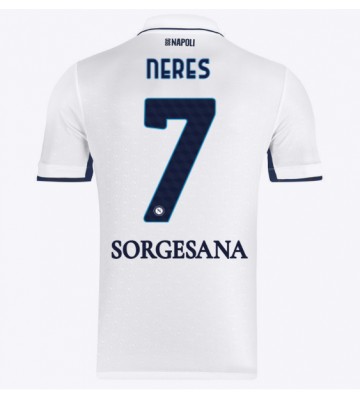 SSC Napoli David Neres #7 Bortatröja 2024-25 Kortärmad