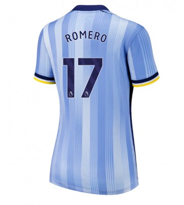 Tottenham Hotspur Cristian Romero #17 Bortatröja Dam 2024-25 Kortärmad