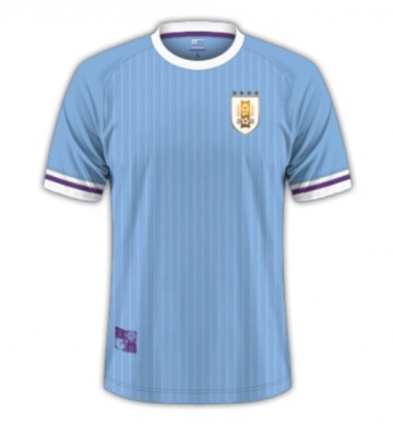 Uruguay Hemmatröja Copa America 2024 Kortärmad