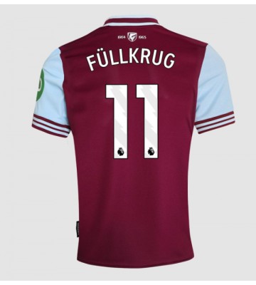 West Ham United Niclas Fullkrug #11 Hemmatröja 2024-25 Kortärmad