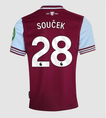 West Ham United Tomas Soucek #28 Hemmatröja 2024-25 Kortärmad